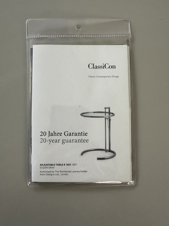 Image 1 of ClassiCon adjustable table E1027 Eileen Gray
