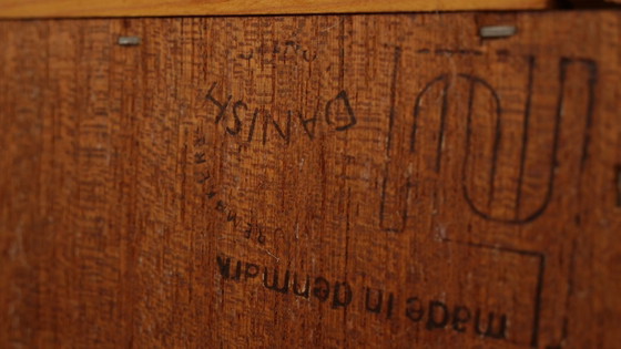 Image 1 of Buffet haut vintage | Bibliothèque | Armoire à disques | Palissandre | Hundevad pour Omann Jun