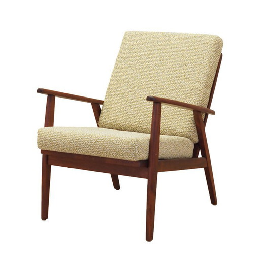 Fauteuil en teck, design danois, années 1970, production : Danemark