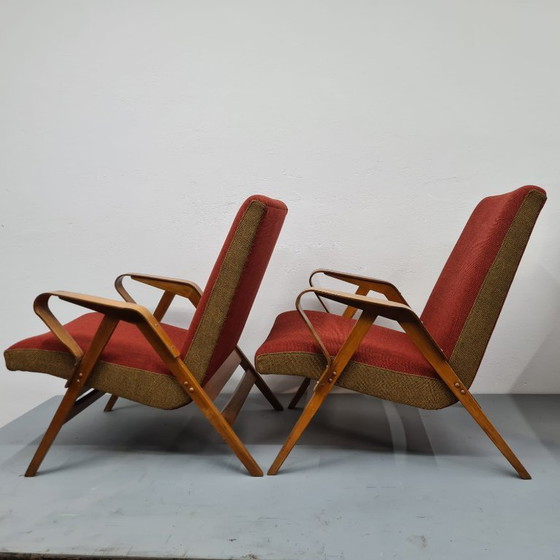 Image 1 of 2x Armchairs by František Jirák for Tatra Nabytok 60's Czech