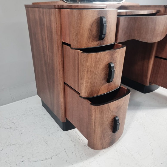 Image 1 of Dressing Table with pouf by Jindrich Halabala for Up Závody, 1940s