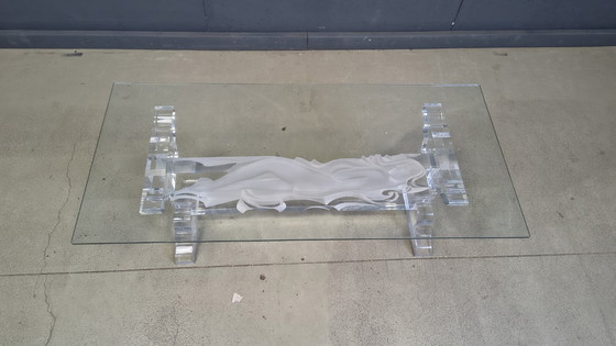 Image 1 of Acrylic coffee table by Fabian Art, 1980s