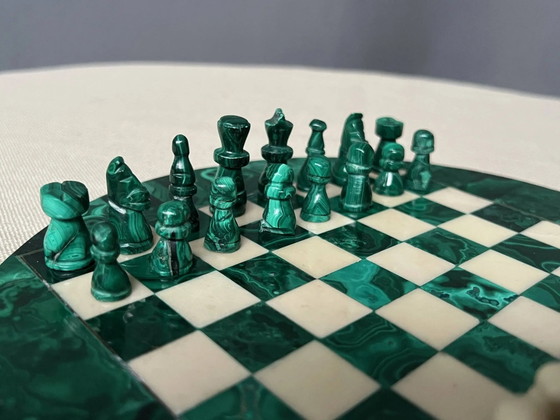 Jeu d'échecs en malachite. – Objets déco, Stone (photo 5 of 7)