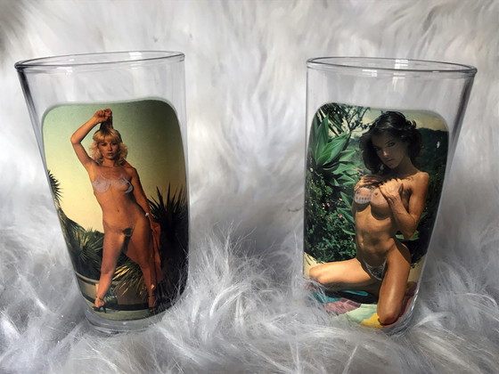 Image 1 of 9 Verres Vintage • Pin-Up • 1960-1970