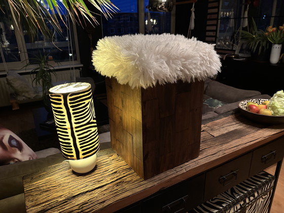 Image 1 of Wooden Block/Side Table