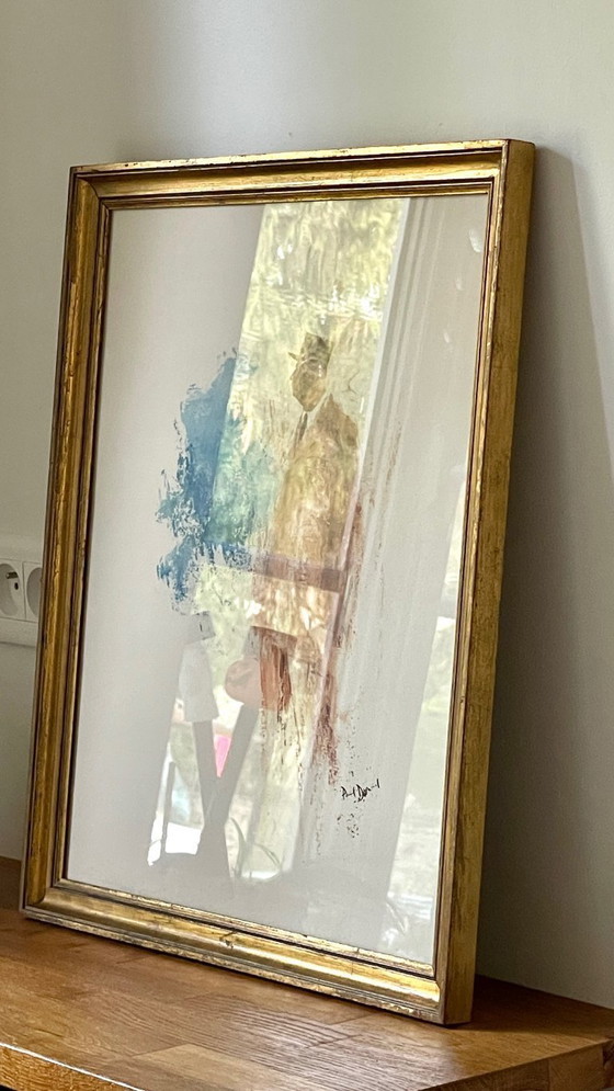 Image 1 of ILLUSTRAZIONE di de Gaulle su CARTA D'EPOCA