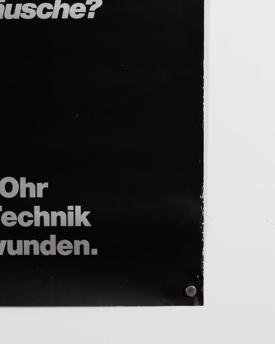 Image 1 of Braun regie 510 – 1972 – Originele vintage reclameposter van Dieter Rams – Mid-Century Modern – 84,1 x 59,4 cm A1