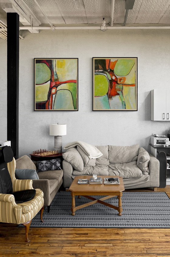 Image 1 of Campo verde astratto