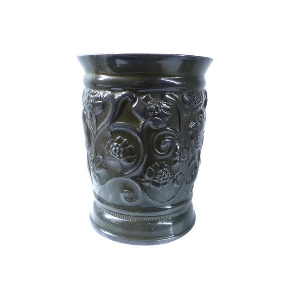Image 1 of Art Deco vase 159 made of disco metal by Just Andersen, Denmark, 1930s