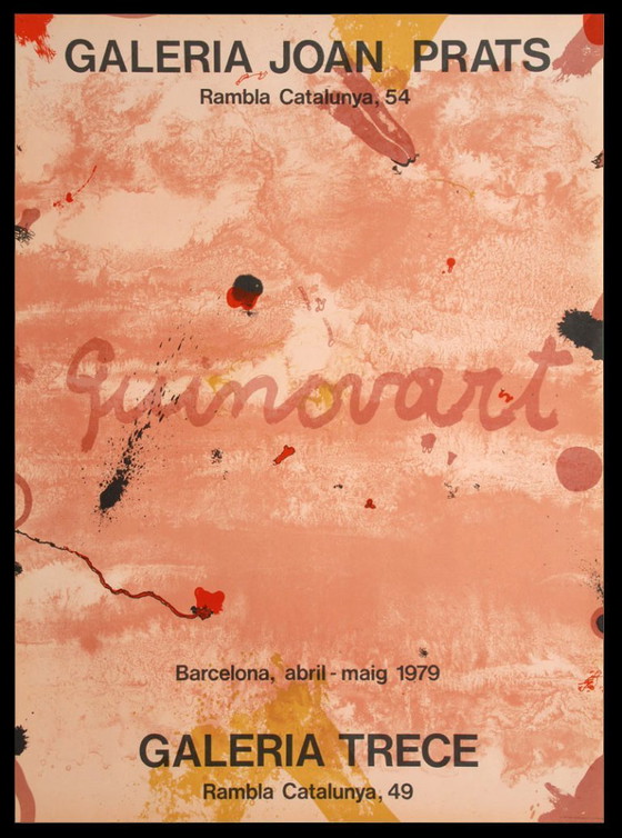 Image 1 of Guinovart, Josep - Galeria Joan Prats - 1979 - tentoonstellingsaffiche