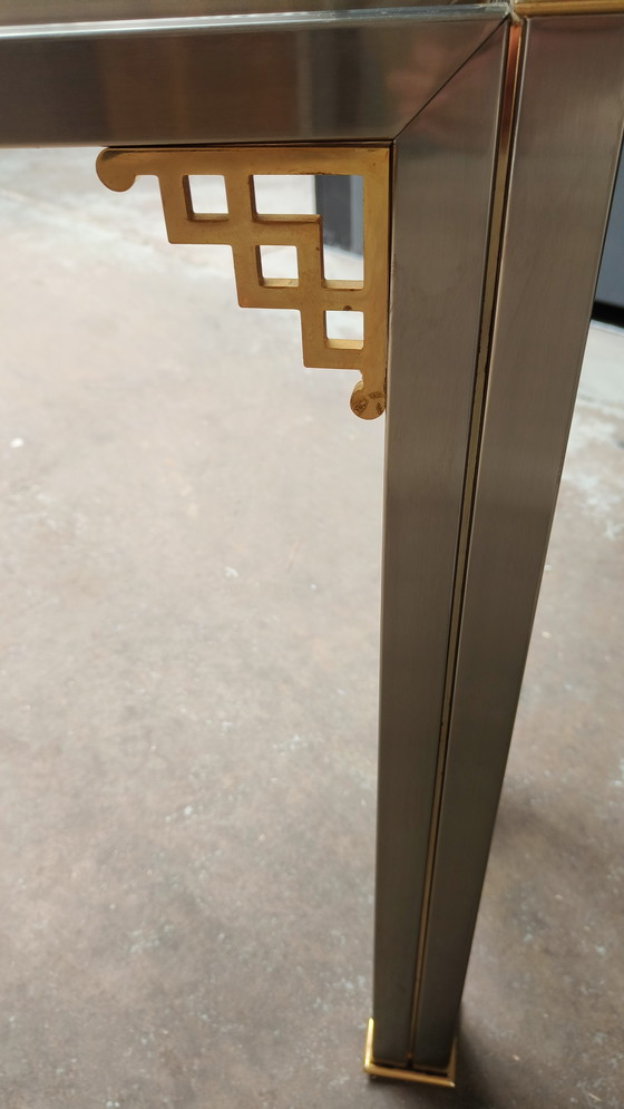 Image 1 of Tavolino laterale Hollywood Regency Maison Jansen Design 