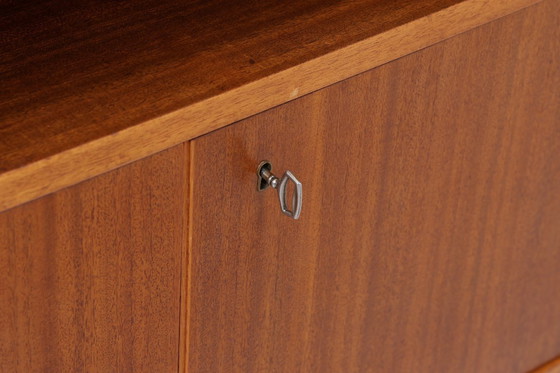 Image 1 of Libreria d'epoca anni '60 | Armadio a scaffale Mid Century retro in legno #05-52