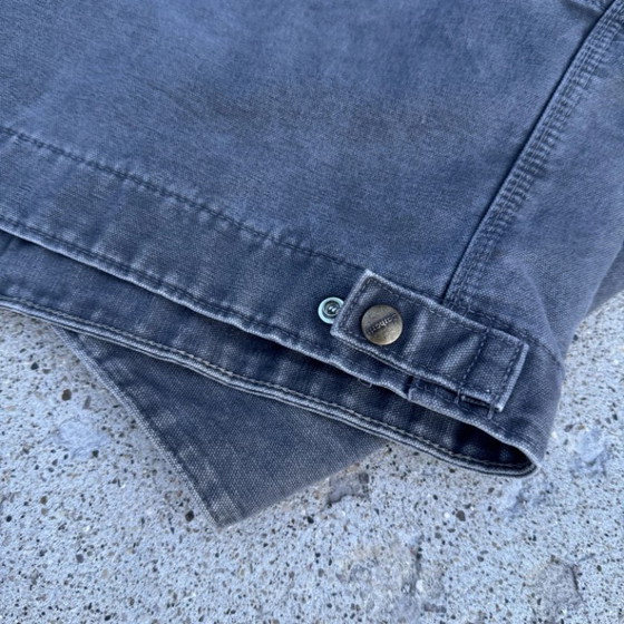 Image 1 of Carhartt Detroit J97 MTL Grijze Canvas Jas met Dekenvoering, Maat M