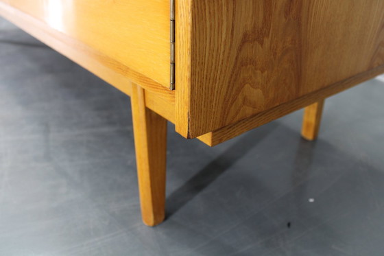 Image 1 of 1960s Czechoslovakian Maple Veneer Sideboard, High Gloss Finish