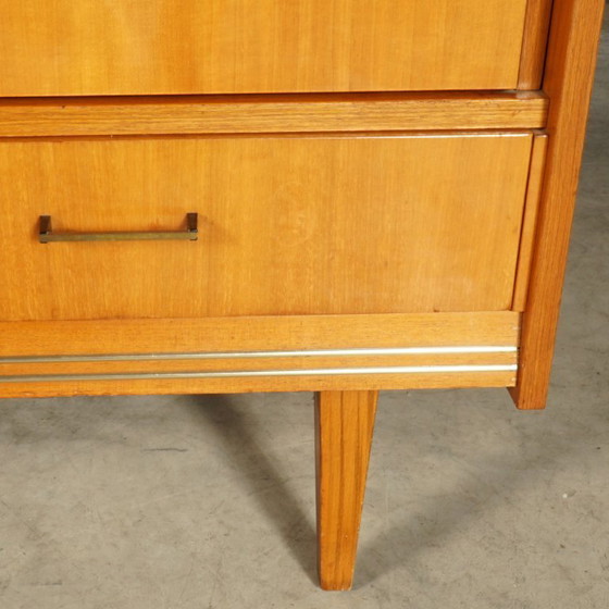 Image 1 of Credenza alta vintage lucida – noce – anni '60