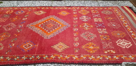 Image 1 of Handgeknoopt Berber kleed wol 416x185cm