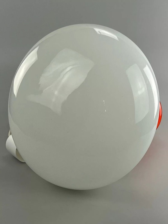 Image 1 of Lampada da soffitto in vetro di Murano "Bulb" anni '60 e '70, Italia, era spaziale