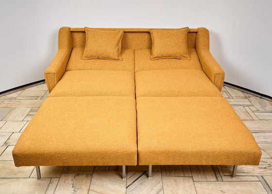 Image 1 of Vintage tweezitsbank, jaren 70, Tsjechoslowakije