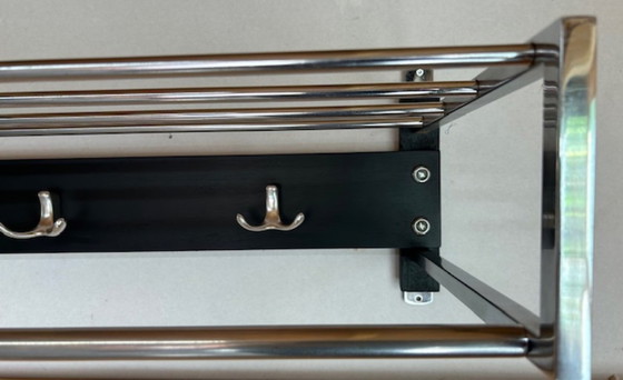 Image 1 of Vintage chrome wandkapstok