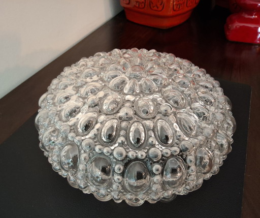 Plafonnier vintage conçu par Helena Tynell pour le fabricant allemand Glashütte Limburg, vers 60/70