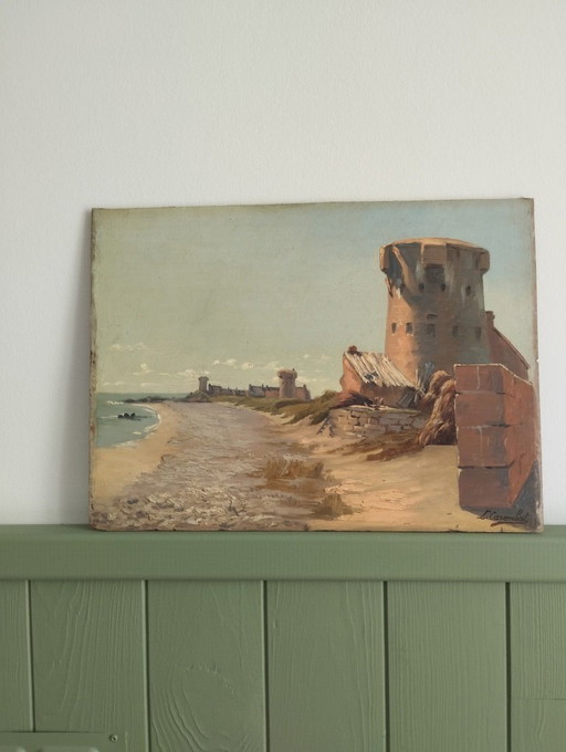 Louis CAREMBAT, Granville Coast, Jersey, August 1898.