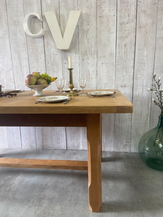 Image 1 of Oak farmhouse table 160x90cm