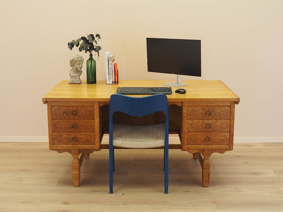 Image 1 of Oak desk, Danish design, 1960s, designer: Henning Kjærnulf