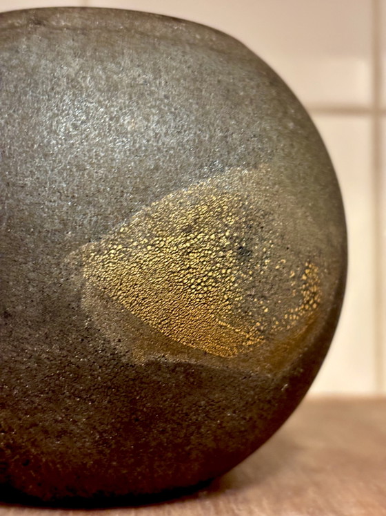 Image 1 of Murano glass vase signed Cenedese, Scavo, 1970
