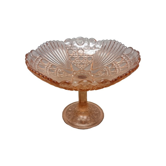 Image 1 of Vintage Pink French Cake Bowl