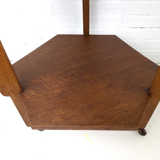 Image 1 of Vintage art deco bijzettafel skyscraper jaren 20/30