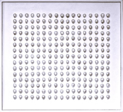Amandes argentées - 73 x 81 cm