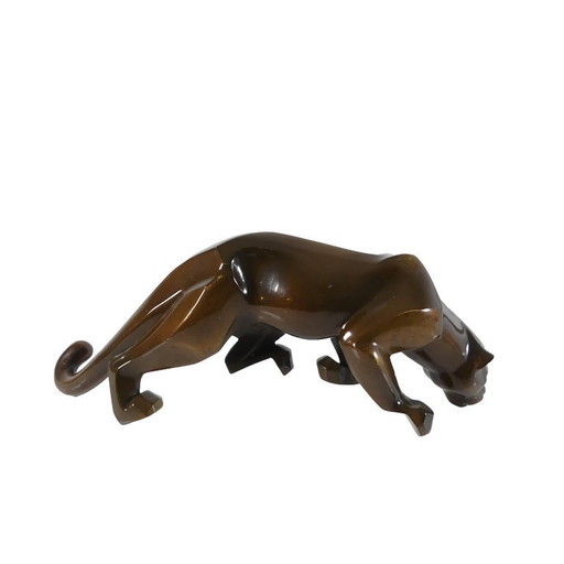 Zeldzame bronzen sculptuur PUMA, Janet Rosetta