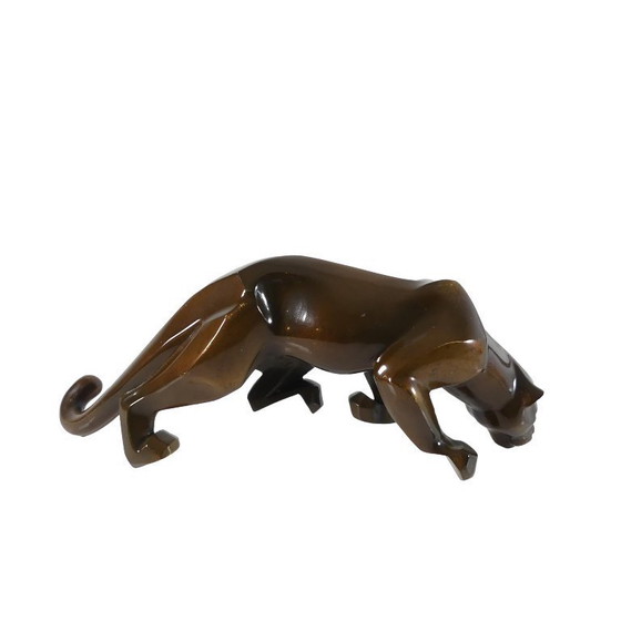 Image 1 of Zeldzame bronzen sculptuur PUMA, Janet Rosetta