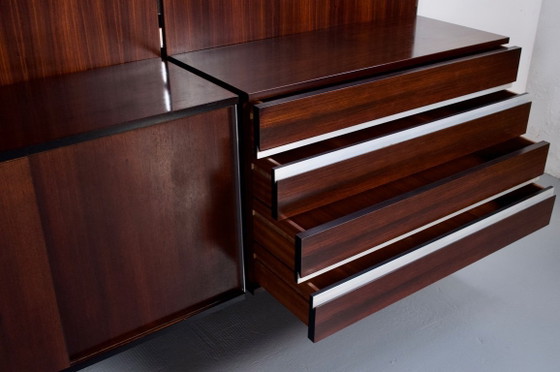 Image 1 of Modulaire plank van palissanderhout, ICO PARISI, jaren 1960, uitgever MIM ROMA