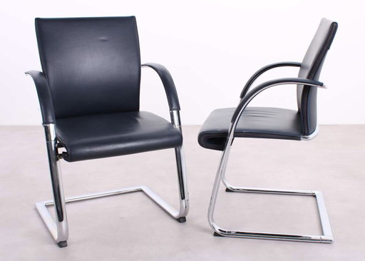 Ahrend 350 vergaderstoel donkerblauw