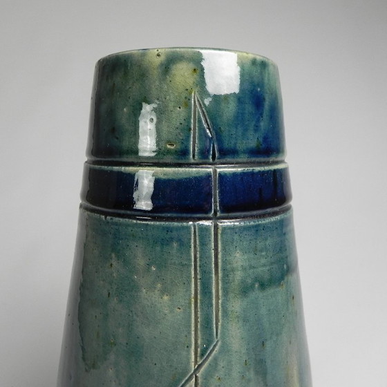 Image 1 of Flemish Art Deco vase with floral motifs, 1920s