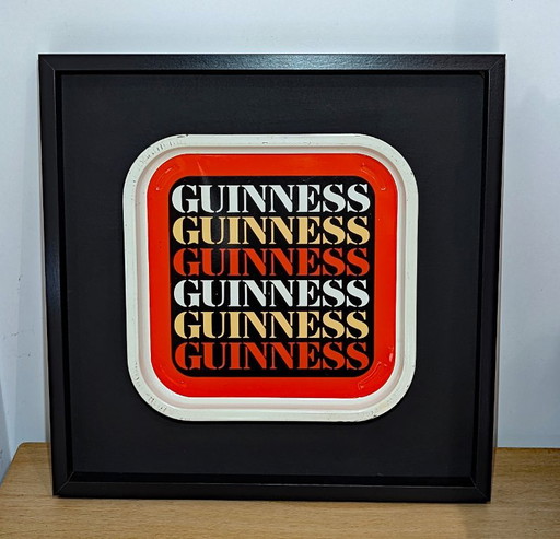 Plato Guinness enmarcado de 52x52 cm. – wanddecoratie, Metal, Wood (photo 2 of 5)