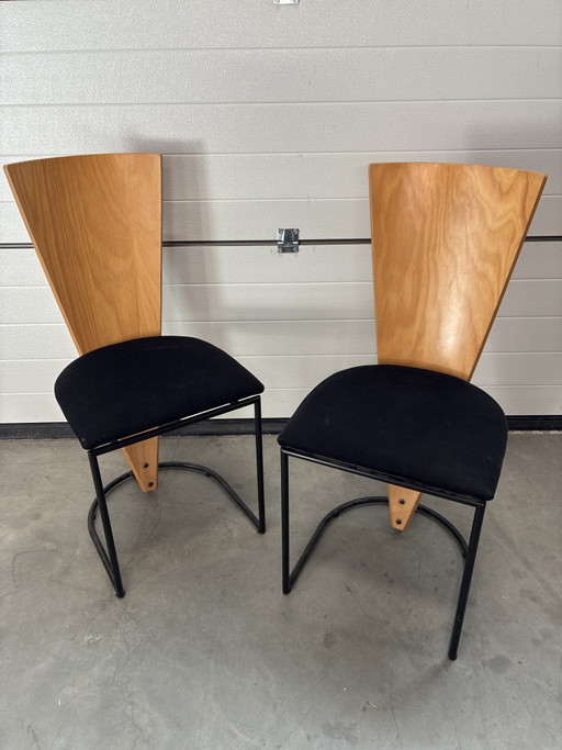 2 sedie da pranzo Harvink Zino – eetkamerstoelen, Metal, Textile