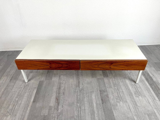 Image 1 of Console basse vintage style spatial/milieu du siècle