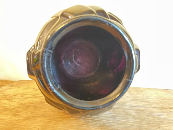 Vase Art Déco 1930 Verre Améthyste Français – Glass (photo 7 of 9)