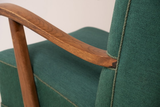 Image 1 of Dänischer Loungesessel im Stil von Fritz Hansen, 1930er Jahre Dänemark