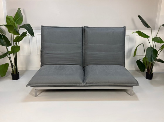 Image 1 of Rolf Benz Nova Designer Sofa Grey Couch Sleeping Function