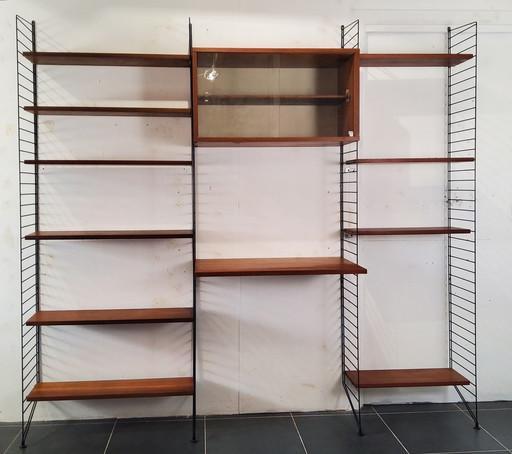 String Système d'étagères murale sur pied, Nils Strinning