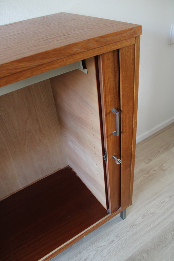 Image 1 of Mobiletto per batteria vintage Eeka – porta a rullo in teak