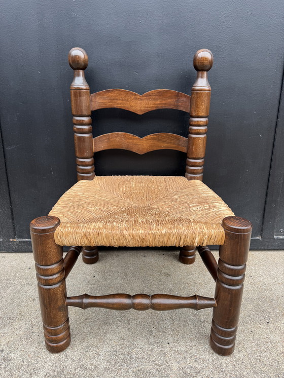 Image 1 of Charles Dudouyt Low Chair, jaren 1950