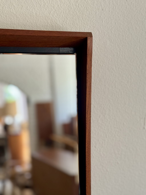 Vintage Teak Mirror 1960s