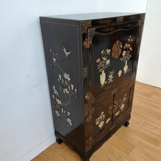 Meuble de mariage chinois vintage, vaisselier, buffet. Style Japandi chinois – Stone (photo 8 of 13)