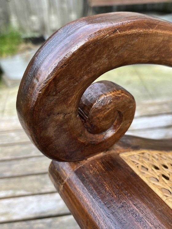 Image 1 of Chaise haute Campeche Veranda indonésienne