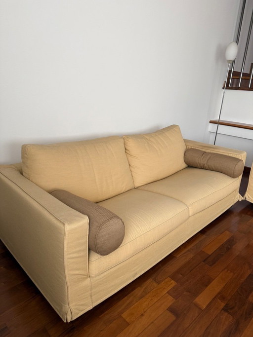 B&B Italia Baisity Dreisitzer Sofa in Beige von Antonio Citterio
