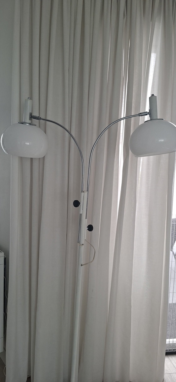 Dijkstra Vloerlamp Zeldzaam Model. – Dijkstra Lampen, Vloerlampen, Metal, Plastic (photo 2 of 11)